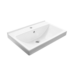 Mixline Тумба с раковиной Лайн 60 2 ящика белая раковина Fest 60 – фотография-3